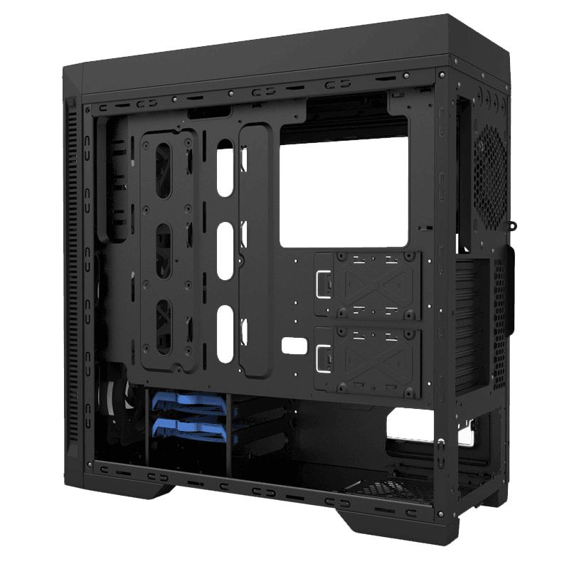 Gabinete Gamer Gamemax Infinit M908-TR, Full Tower, ARGB, ATX, Lateral e  Frontal em Vidro Temperado, 1x Cooler Fan RGB, Preto - M908-TR