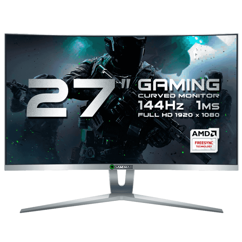 Gamemax - Monitor GAMEMAX 27 Preto Curvo 165Hz 1440P 1ms