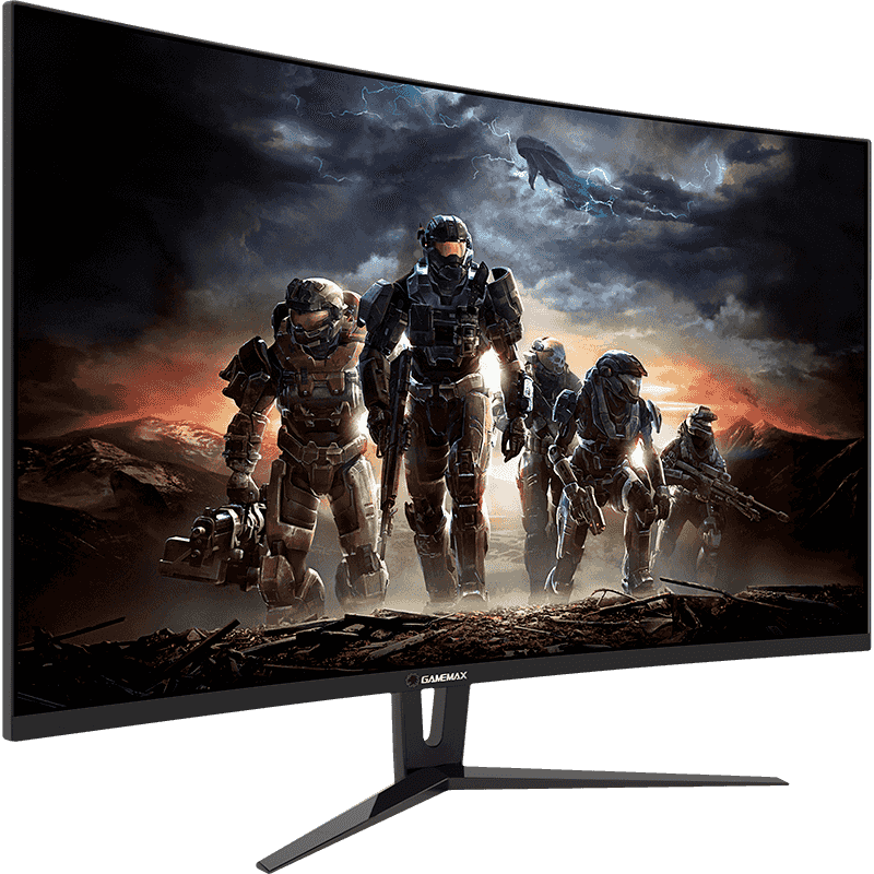 Monitor Gamer GAMEMAX 32 Preto LED Curvado 165Hz 1Ms WQHD 2560x1440  GMX32C165Q - CARAGUA INFORMATICA