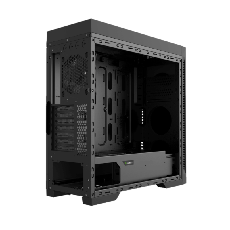 Gabinete Gamer Gamemax Infinit M908-TR, Full Tower, ARGB, ATX, Lateral e  Frontal em Vidro Temperado, 1x Cooler Fan RGB, Preto - M908-TR