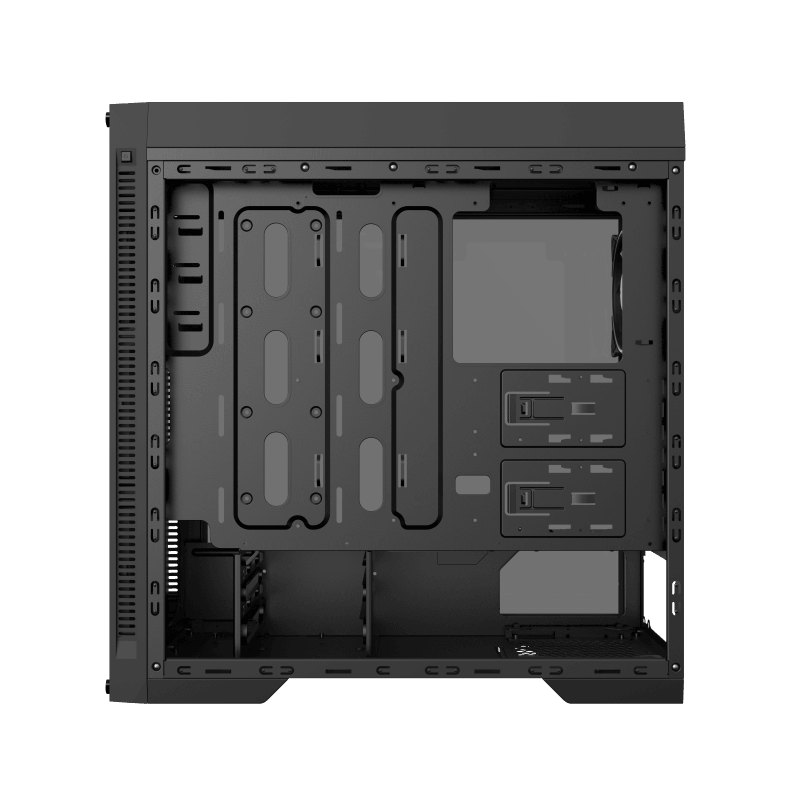 Gabinete Gamer Gamemax Infinit M908-TR, Full Tower, ARGB, ATX, Lateral e  Frontal em Vidro Temperado, 1x Cooler Fan RGB, Preto - M908-TR - Faz a Boa!