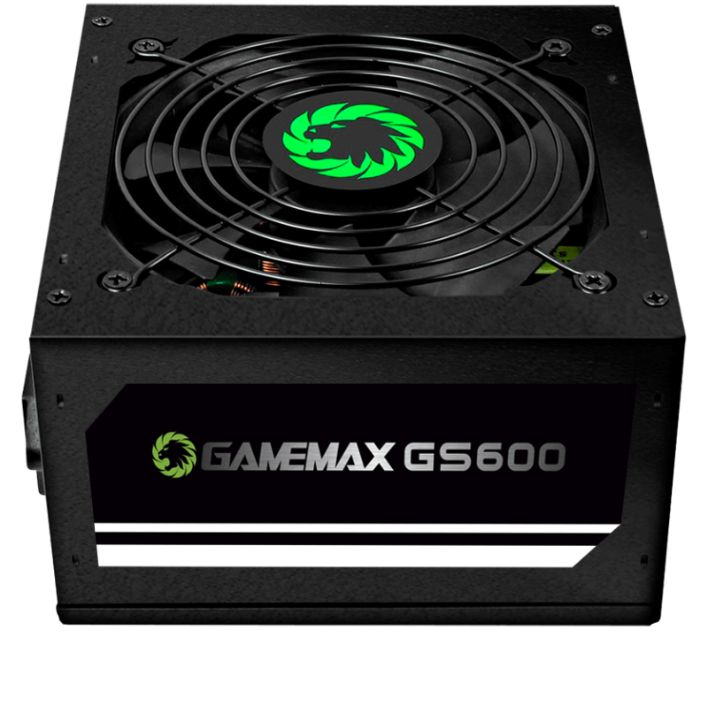 Fonte Gamemax GX600, 600W, 80 Plus Gold, PFC Ativo, Black, GX600WBKPSS7710BR