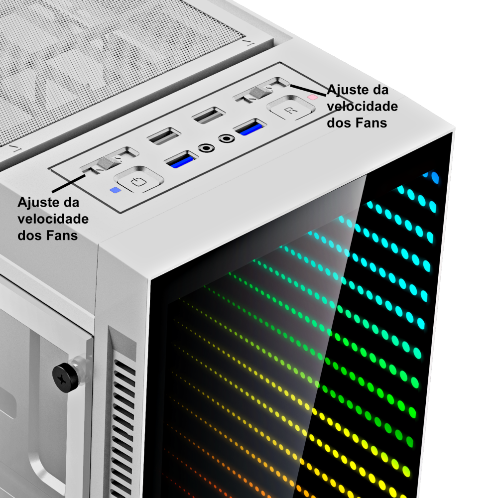 Gamemax - Gabinete Infinit TR White